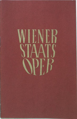 Programmheft der wiener - programmheft,