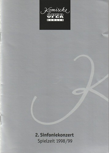 Programmheft - , 2