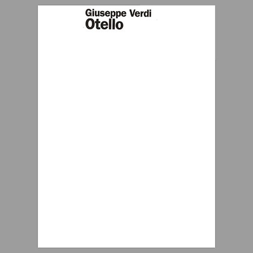 Verdi otello - otello, ·