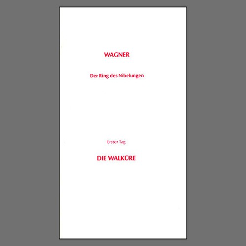Wagner die walküre - wagner, ·