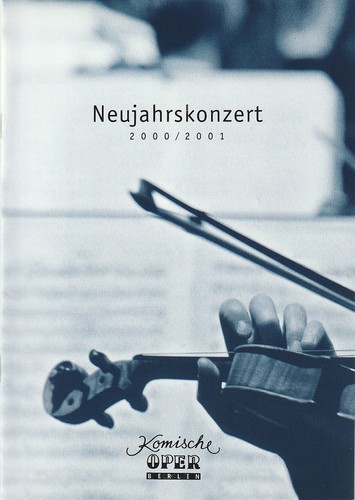 Programmheft neujahrsskonzerte - programmheft,