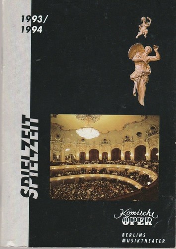 Programmheft komische oper - programmheft,