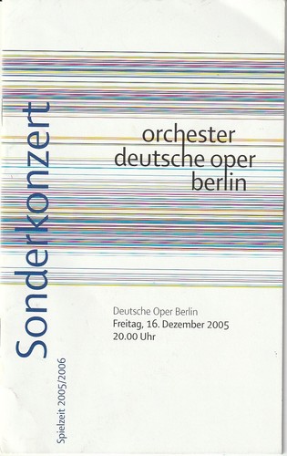 Programmheft sonderkonzert - programmheft,