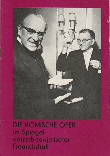 Programmheft die komische oper - komische,