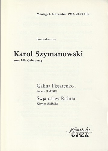 Programmheft sonderkonzert - programmheft,