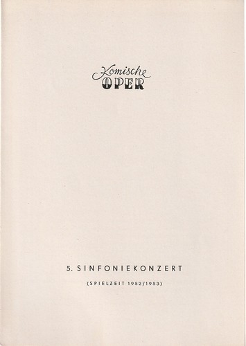 Programmheft - , 5