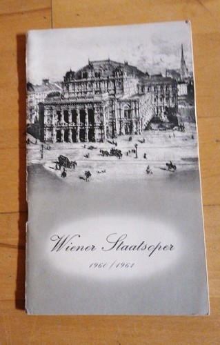Wiener staatsoper 1960 1961 - staatsoper,