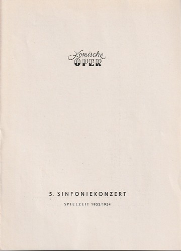 Sinfoniekonzert orchester - 5.,