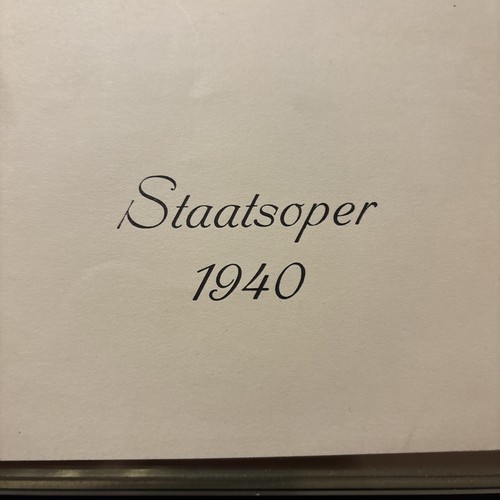 Wiener staatsoper programmheft - wiener,