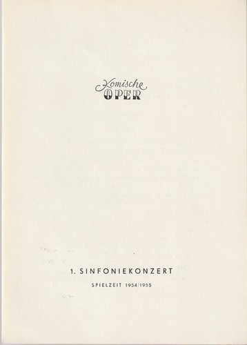 Programmheft - , 1