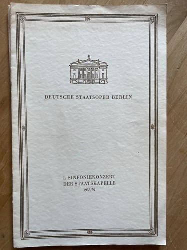 Sinfoniekonzert deutsche - 1.,