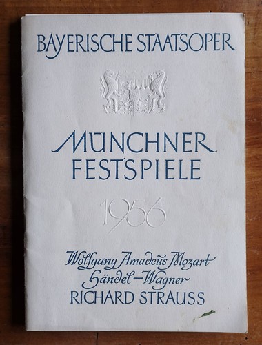 Historische programmheft der - programmheft,
