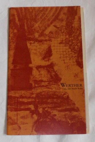Programmheft werther kölner - werther.,