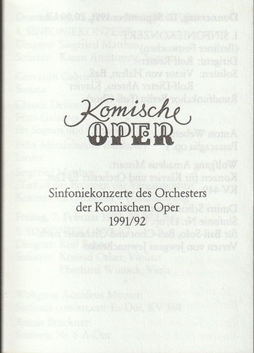 Programmheft sinfoniekonzerte - programmheft,