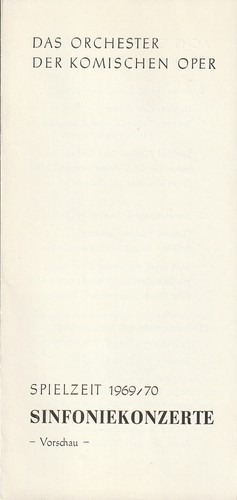 Programmheft sinfoniekonzerte - programmheft,