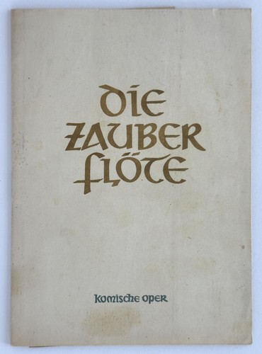 Heft komische oper berlin - heft,