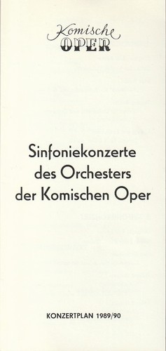 Programmheft sinfoniekonzerte - programmheft,