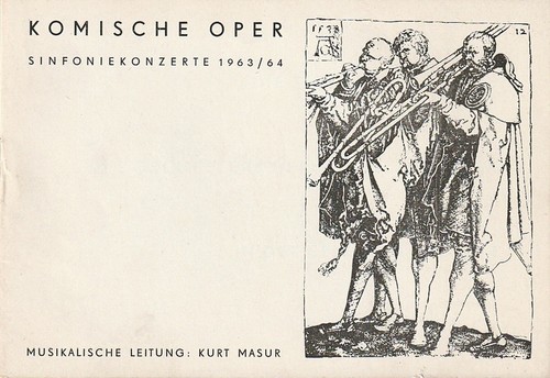 Programmheft komische oper - programmheft,