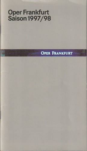 Programmheft oper frankfurt - programmheft,