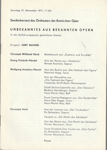 Programmheft sonderkonzert - programmheft,