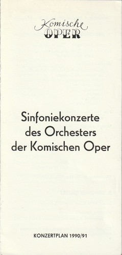 Programmheft sinfoniekonzerte - programmheft,