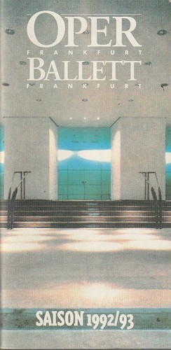 Programmheft oper frankfurt - programmheft, /